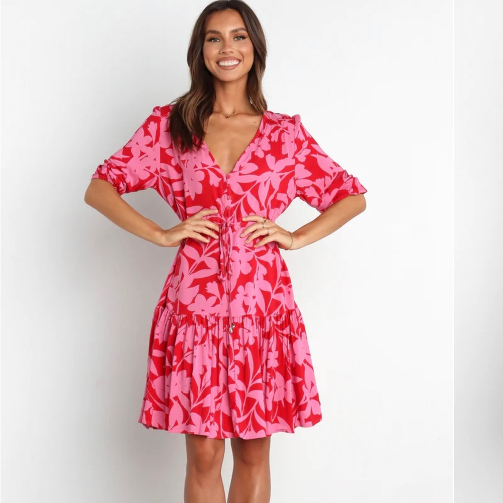 Petal + Pup Despina Dress in Red